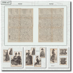 1886 N°37 Sewing patterns...