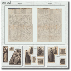 1886 N°52 Sewing patterns...