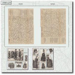 1886 N°24 Sewing patterns...