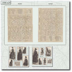 1886 N°28 Sewing patterns...