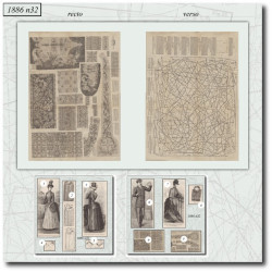 1886 N°32 Sewing patterns...