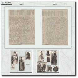 1886 N°43 Sewing patterns...