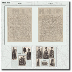 1886 N°45 Sewing patterns...