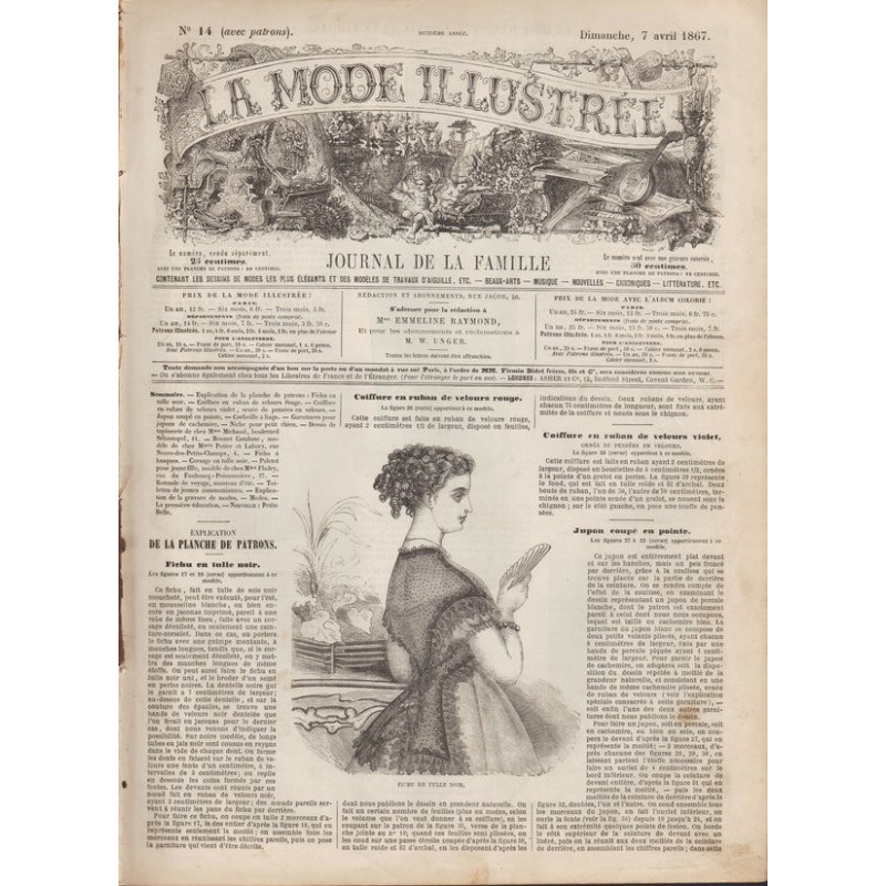 revue la mode illustrée 1867 14