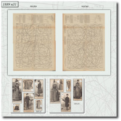1889 N°31 Sewing patterns...