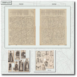 1889 N°33 Sewing patterns...