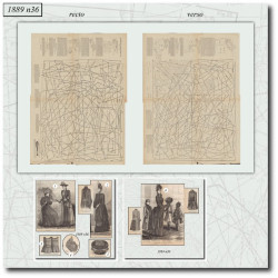 1889 N°36 Sewing patterns...