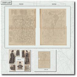 1889 N°40 Sewing patterns...