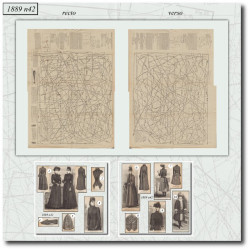 1889 N°42 Sewing patterns...