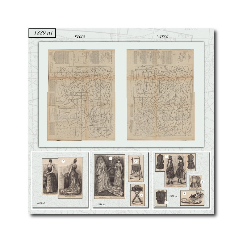 sewing patterns 1889 1