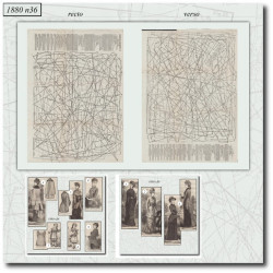 1880 N°36 Sewing patterns...
