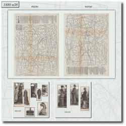 1880 N°38 Sewing patterns...