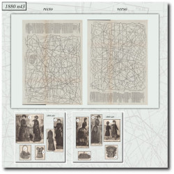 1880 N°43 Sewing patterns...