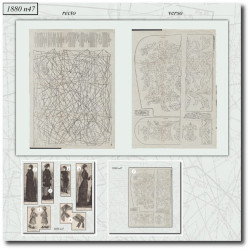 1880 N°47 Sewing patterns...