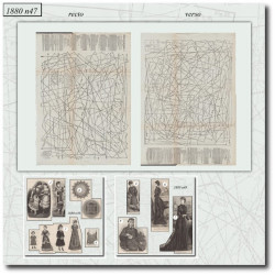 1880 N°49 Sewing patterns...