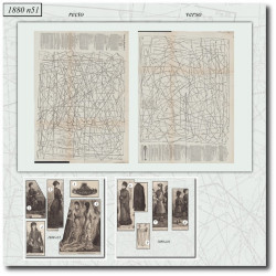 1880 N°51 Sewing patterns...