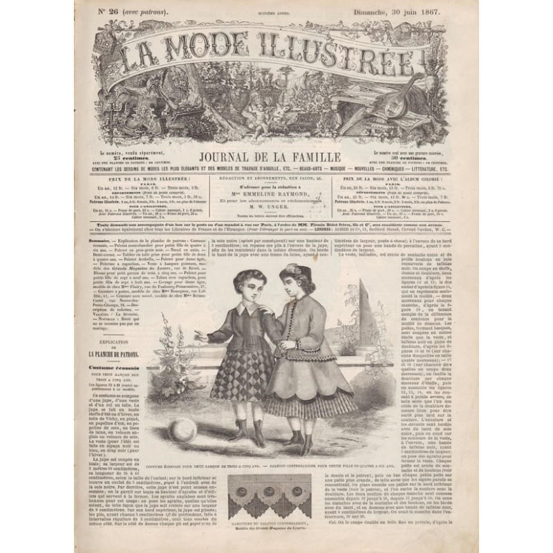 revue la mode illustrée 1867 26