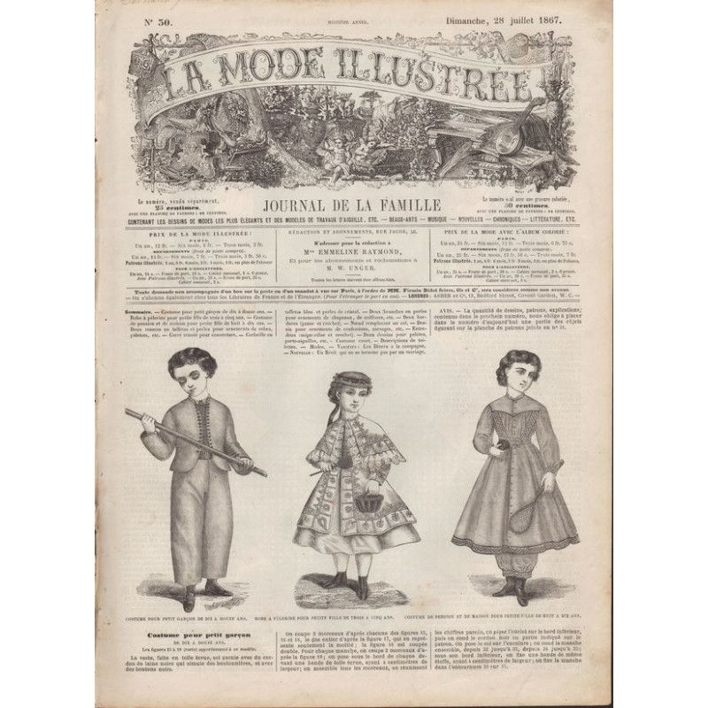 revue la mode illustrée 1867 30