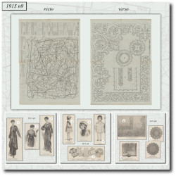 1915 N°9 Patrons A3 La mode...