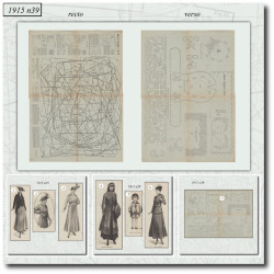 1915 N°39 Sewing patterns...