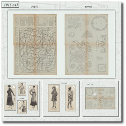 1915 N°45 Sewing patterns...