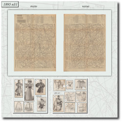 1895 N°31 Sewing patterns...
