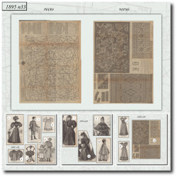 1895 N°33 Sewing patterns...