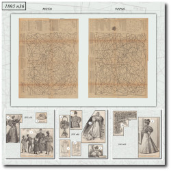 1895 N°36 Sewing patterns...