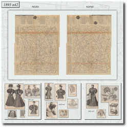 1895 N°42 Sewing patterns...