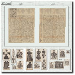 1895 N°46 Sewing patterns...
