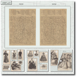 1895 N°51 Sewing patterns...