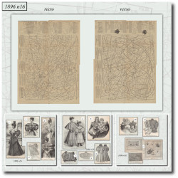1896 N°16 Sewing patterns...