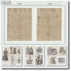 1896 N°20 Sewing patterns...