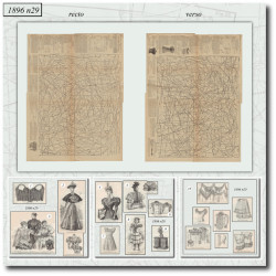1896 N°29 Sewing patterns...