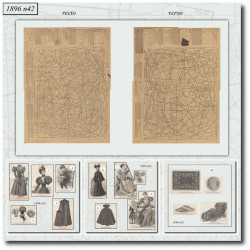 1896 N°42 Sewing patterns...