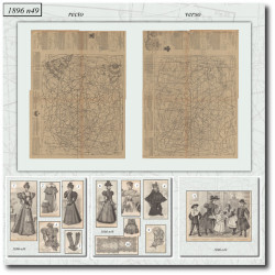 1896 N°49 Sewing patterns...