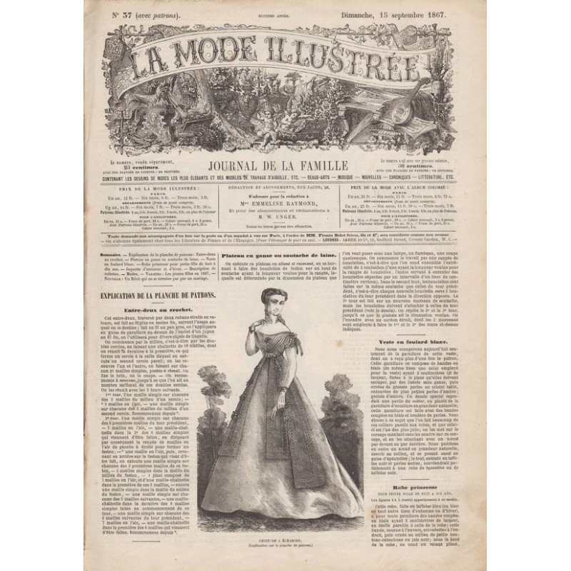 revue la mode illustrée 1867 37