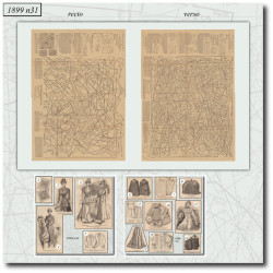 1899 N°31 Sewing patterns...