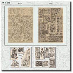 1899 N°33 Sewing patterns...