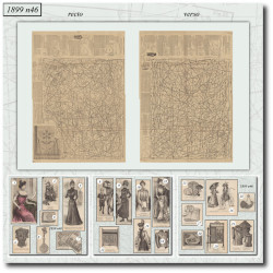 1899 N°46 Sewing patterns...