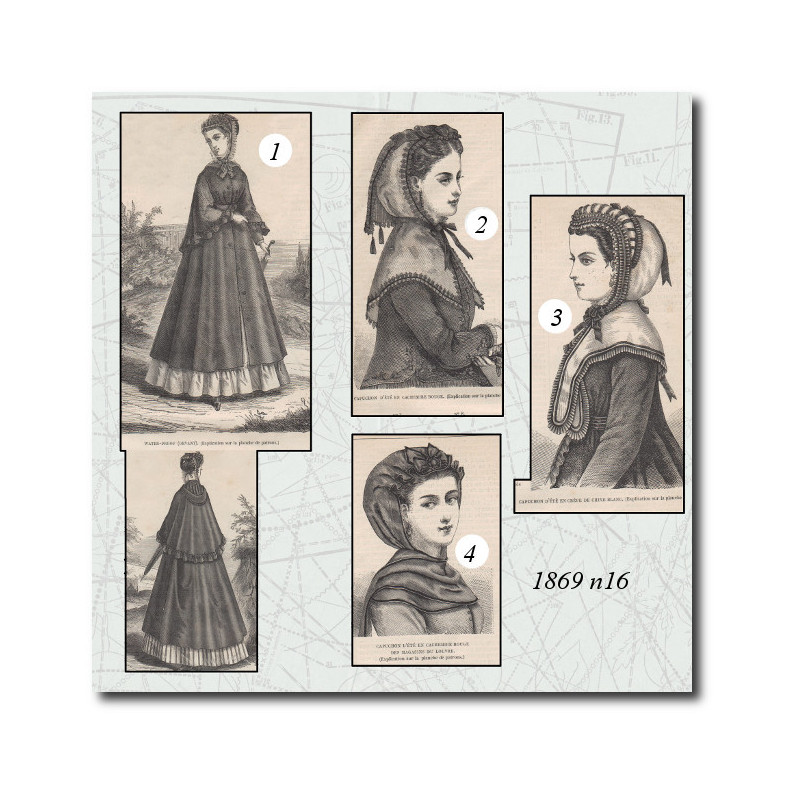 Capuchon d’été en cachemire rouge des magasins du Louvre