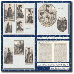 1869 N°16 Sewing patterns...