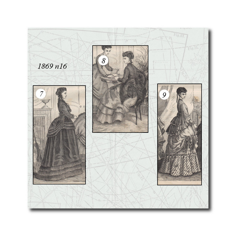 Costume composé d’un jupon en pékin de laine et d’un pardessus en foulard écru