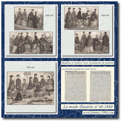 1869 N°40 Sewing patterns...