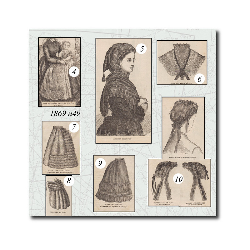 Jupon en crin avec tournure