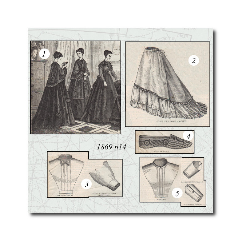 Jupon pour robes à queue