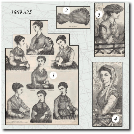 Chapeau de jardin en mousseline imprimée