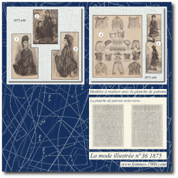 1875 N°36 Sewing patterns...