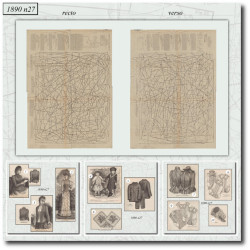1890 N°27 Sewing patterns...