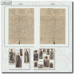 1890 N°36 Sewing patterns...